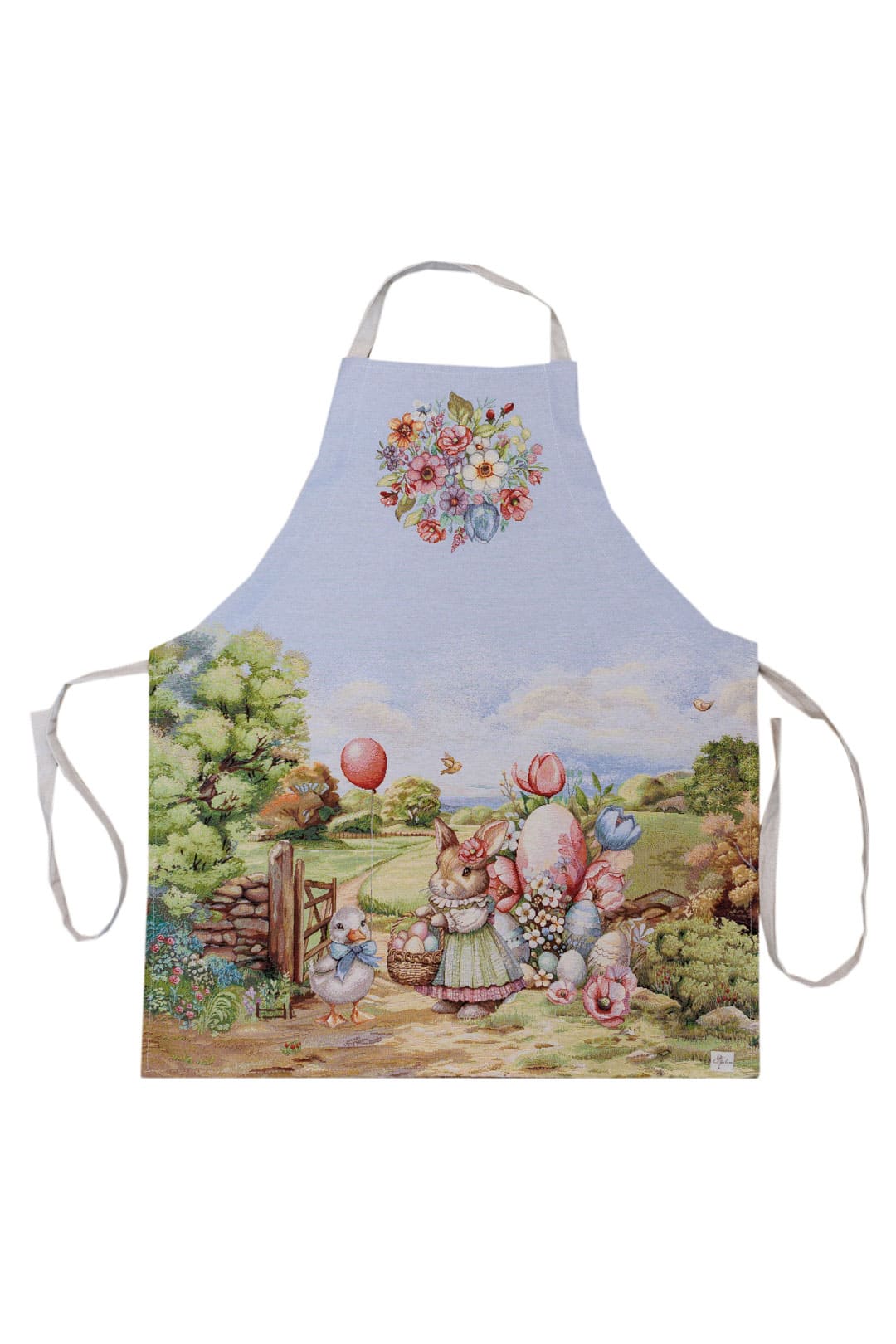 Easter Kitchen Apron «Bunny countryside» - Luxury Tapestry - Textile4Family