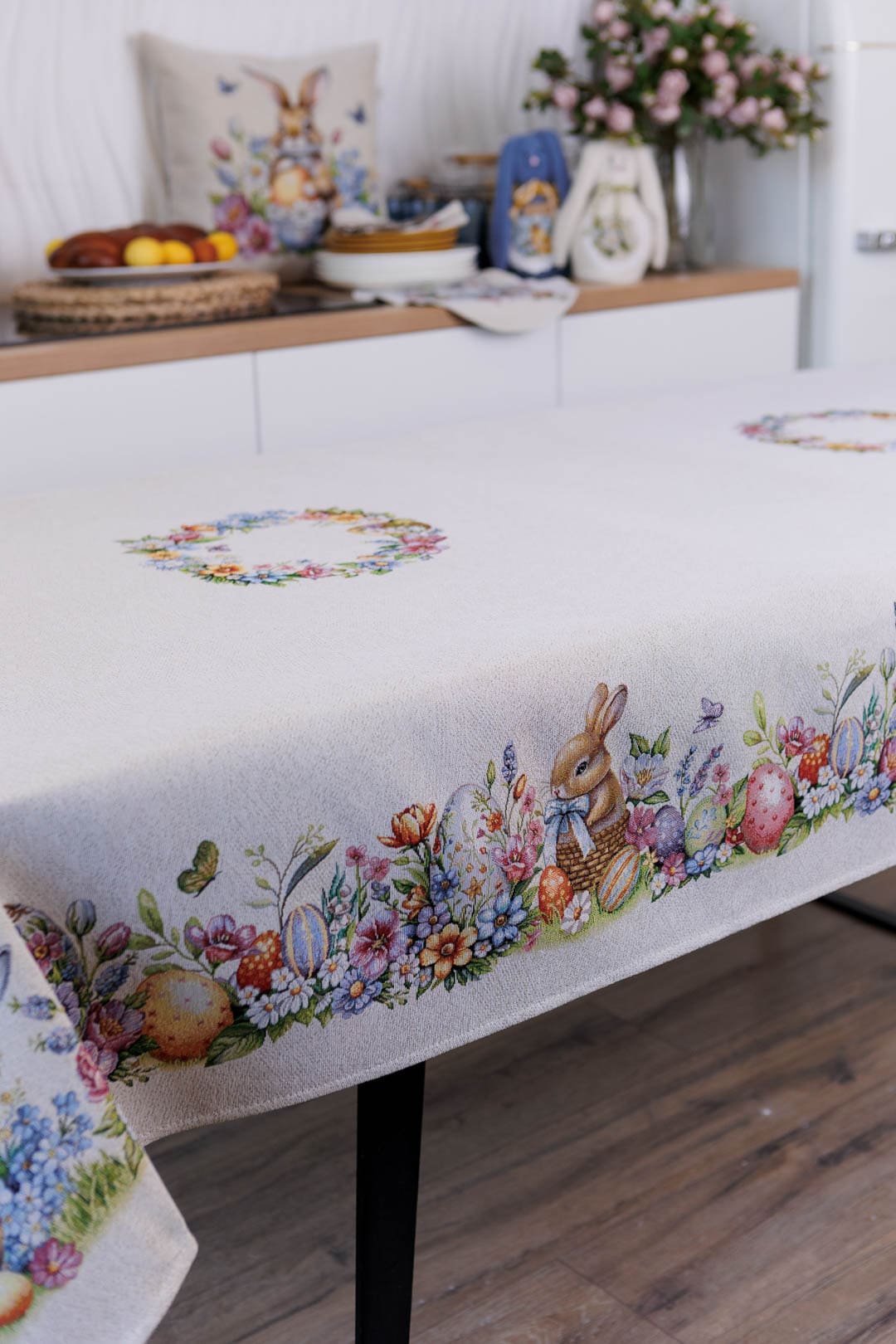 Easter Rectangular tablecloth «Spring Easter Eggs» - Luxury Tapestry - Textile4Family