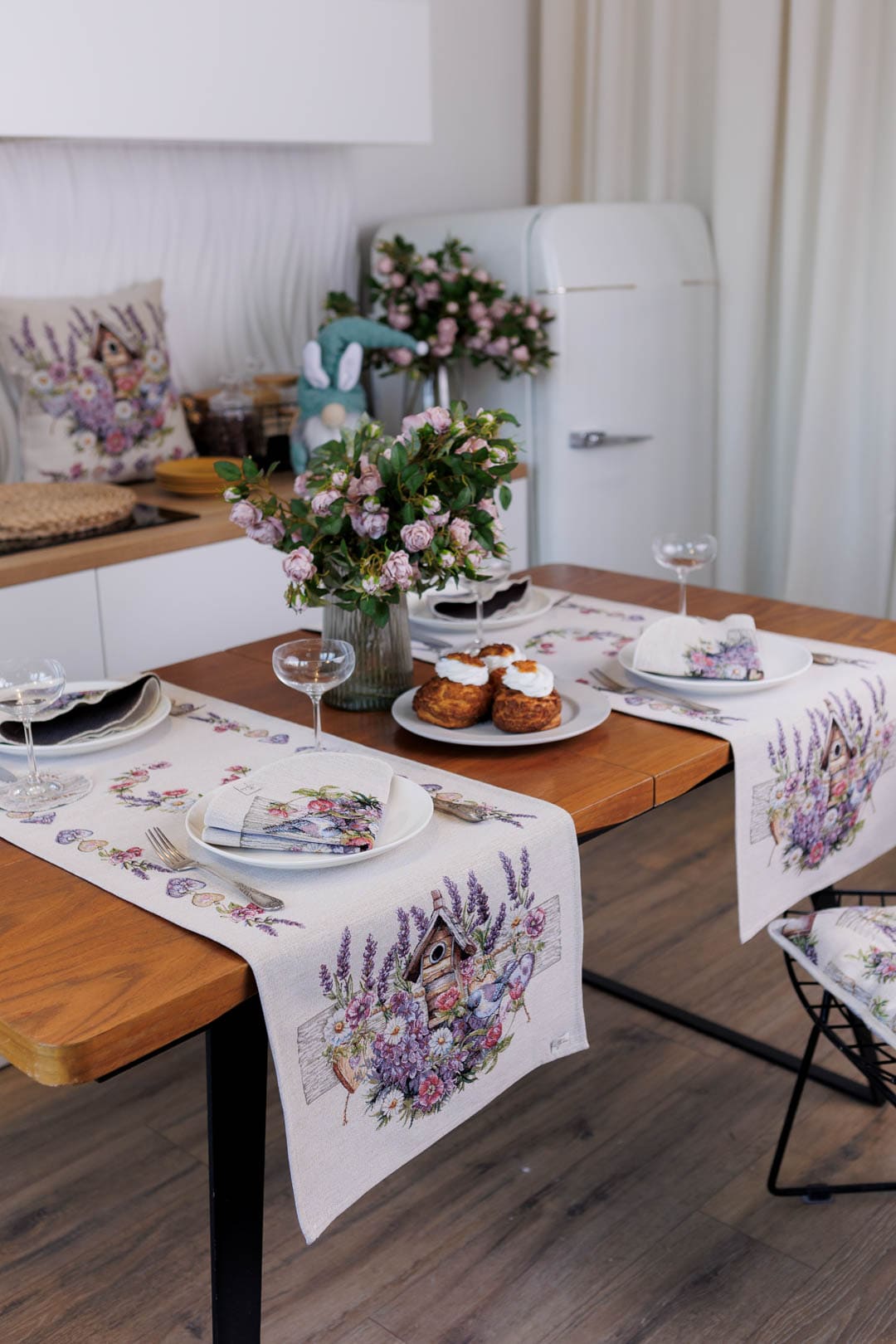 Table Runner «Lavender» - Luxury Tapestry - Textile4Family