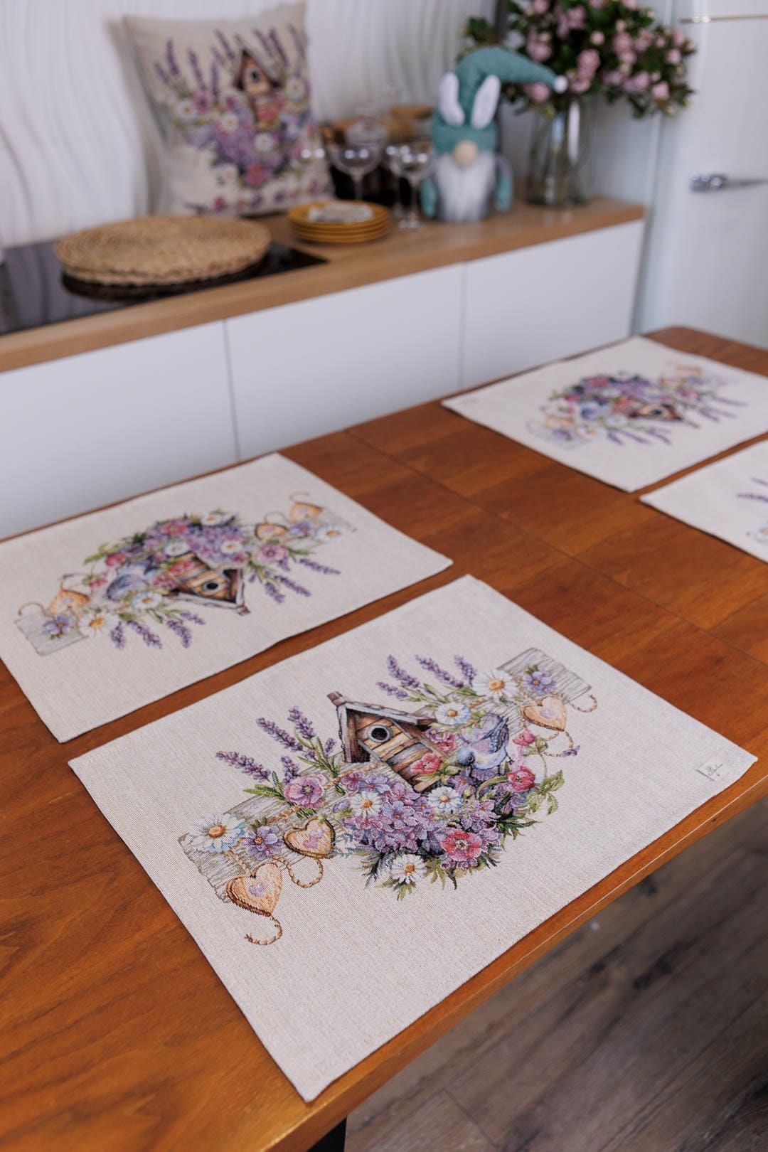 Placemat set «Lavender» - Luxury Tapestry - Textile4Family