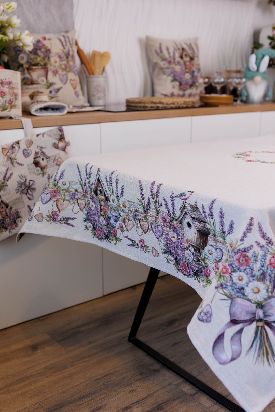 Rectangular tablecloth «Lavender» - Luxury Tapestry - Textile4Family