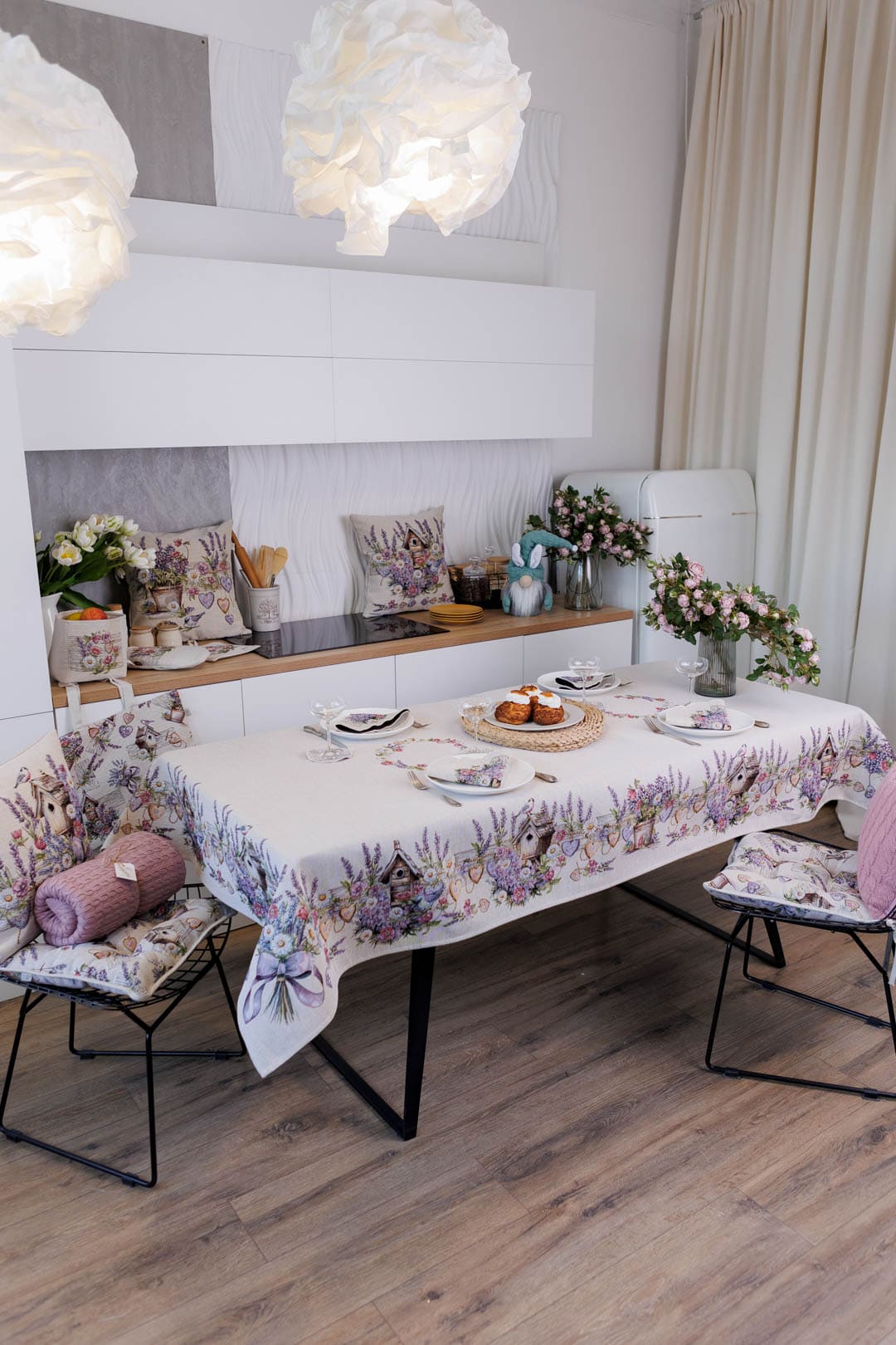 Rectangular tablecloth «Lavender» - Luxury Tapestry - Textile4Family