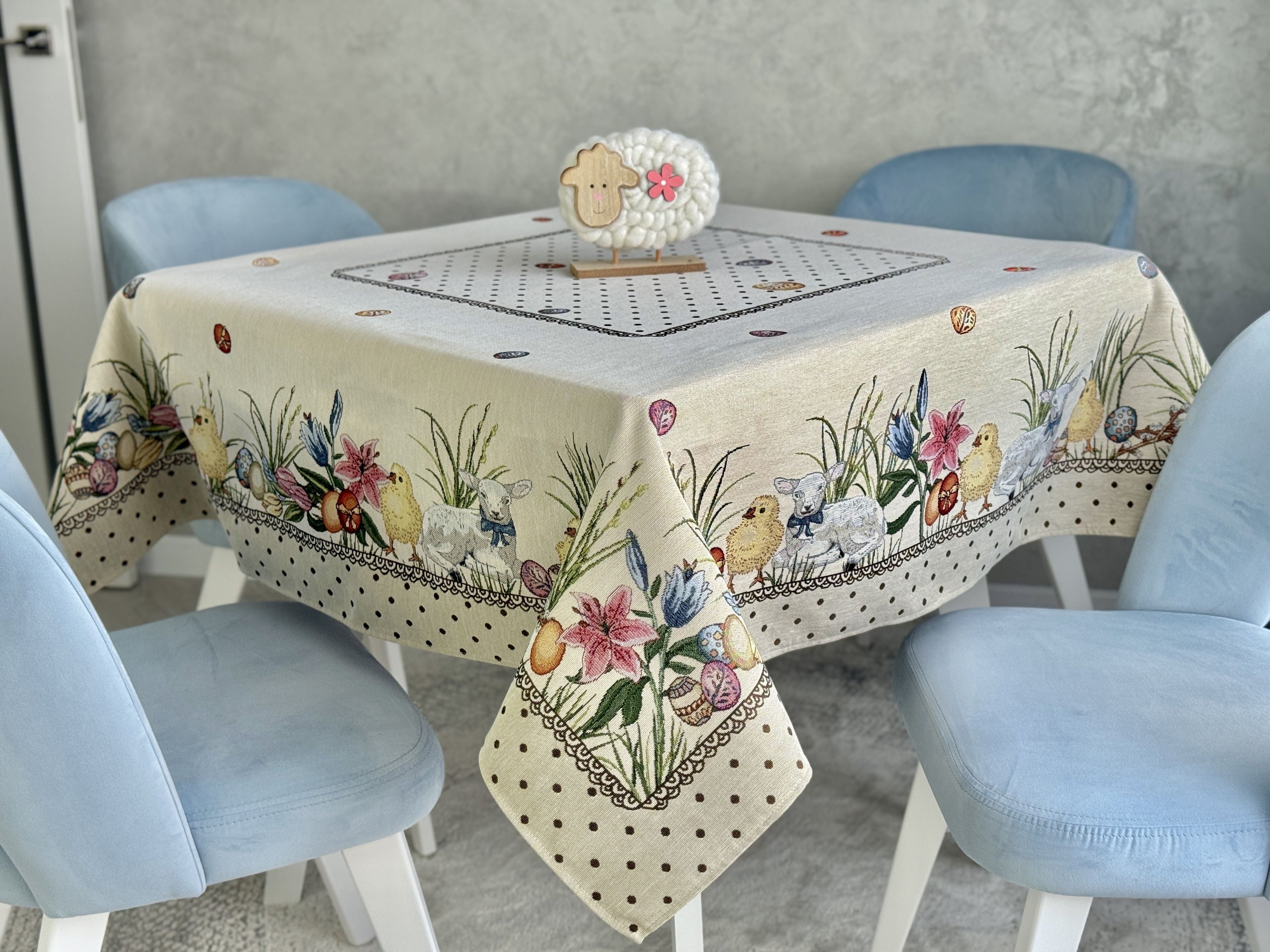 Easter tapestry tablecloth «Easter chick» Limaso Textile