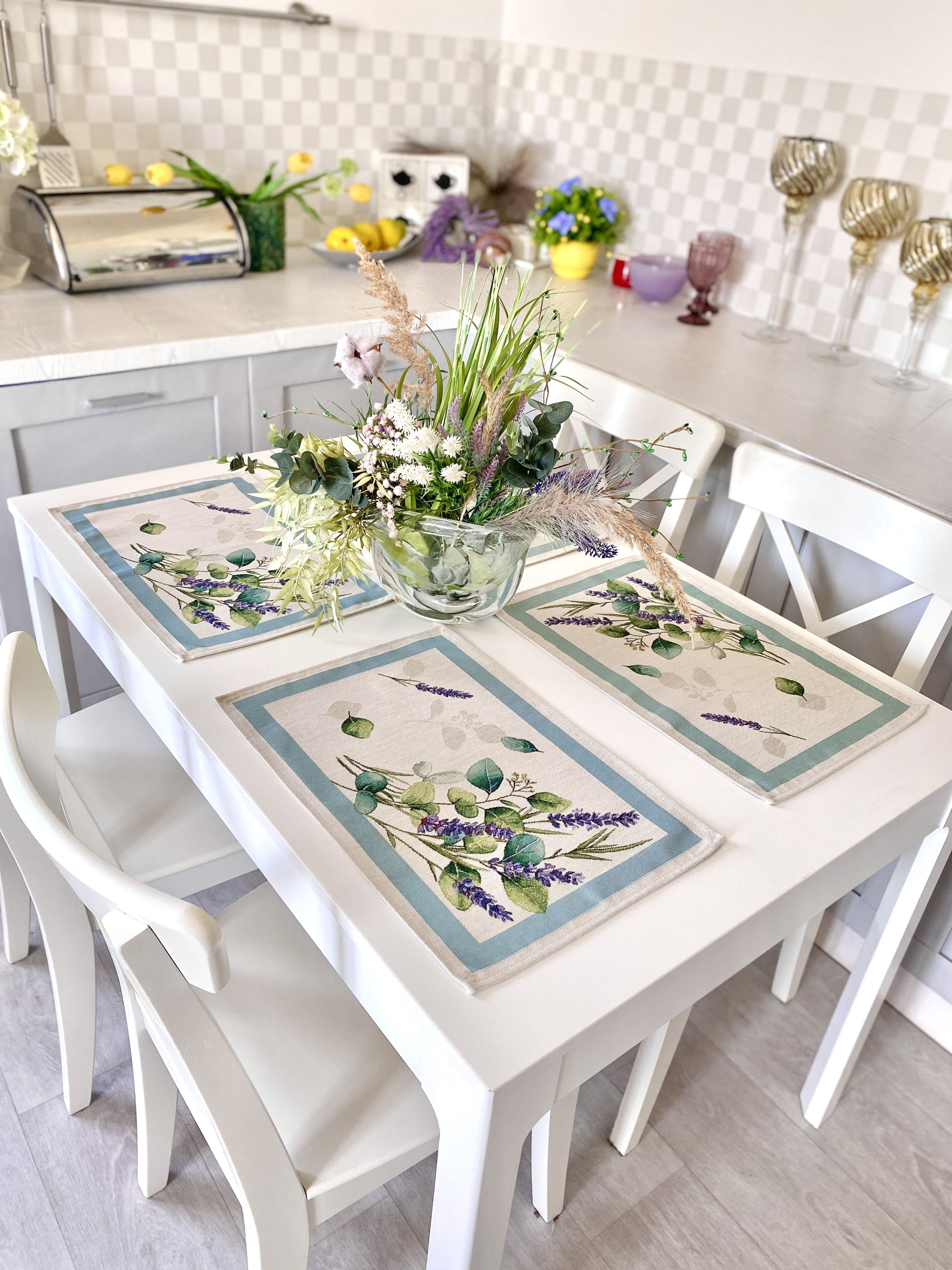 Placemat set «DENTATA» - Premium Gobelin - Textile4Family