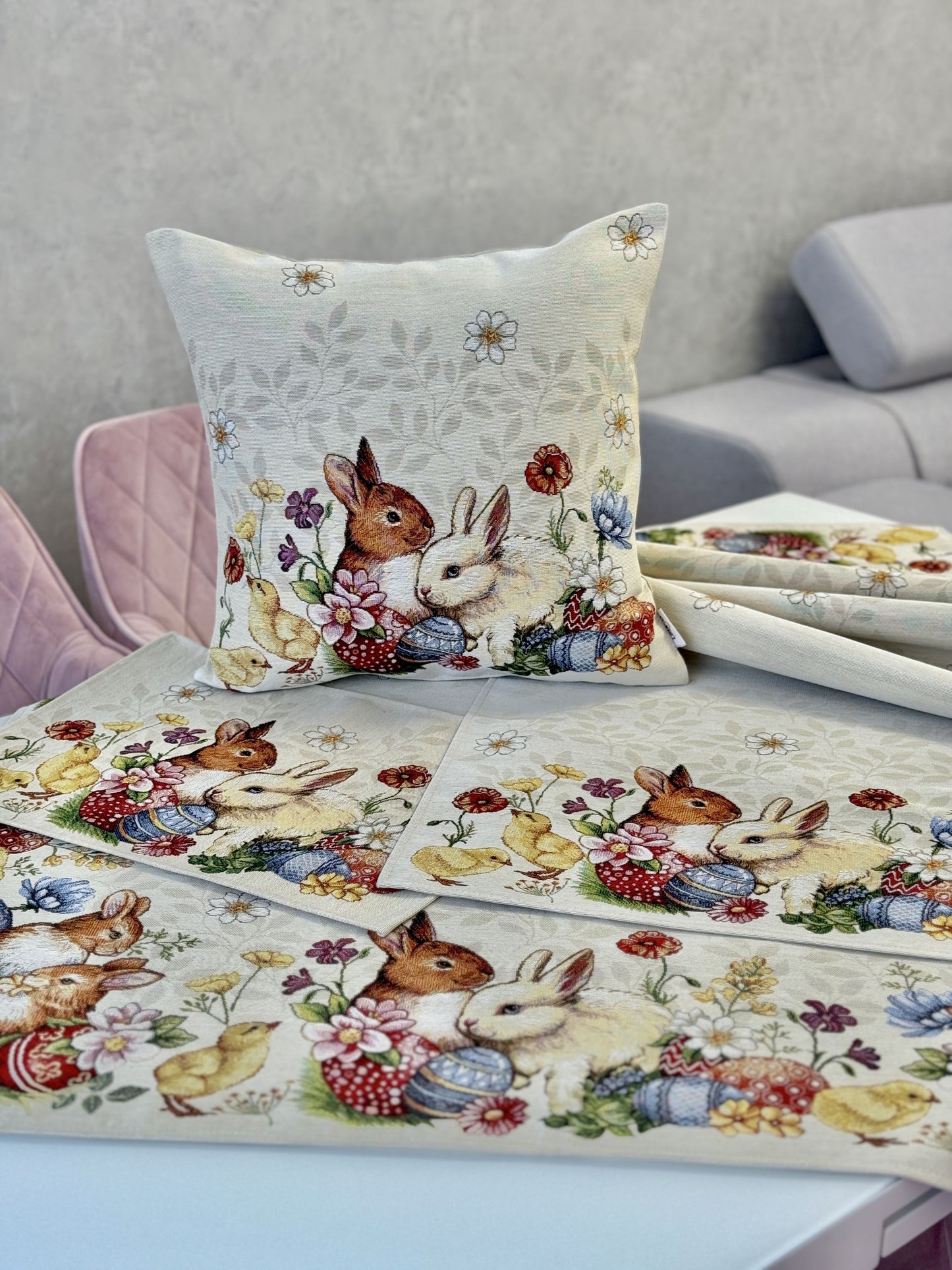 Easter tapestry tablecloth «Easter celebration»