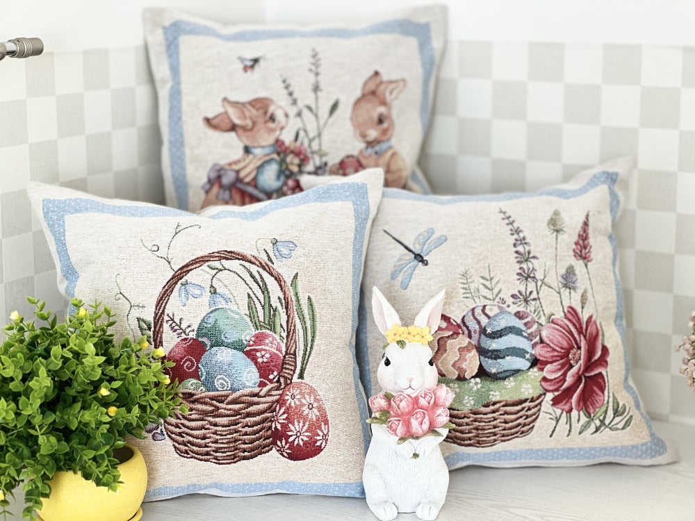 Easter tapestry cushion cover «Easter Bee-2» Limaso Textile
