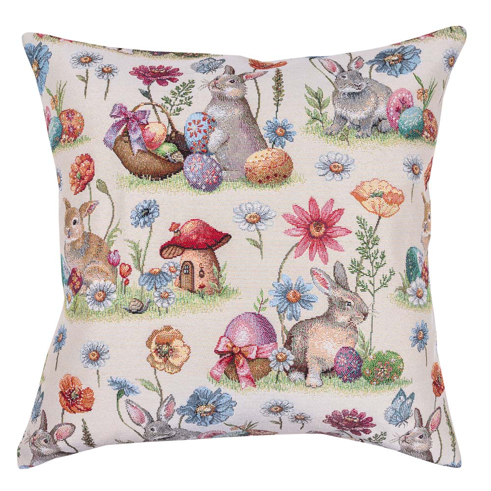 Easter tapestry cushion cover «Easter glade»