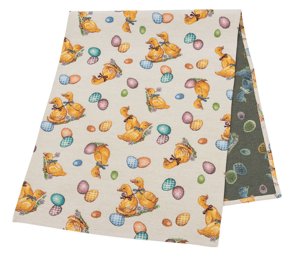 Easter tapestry table runner «Easter Ducks» Limaso Textile