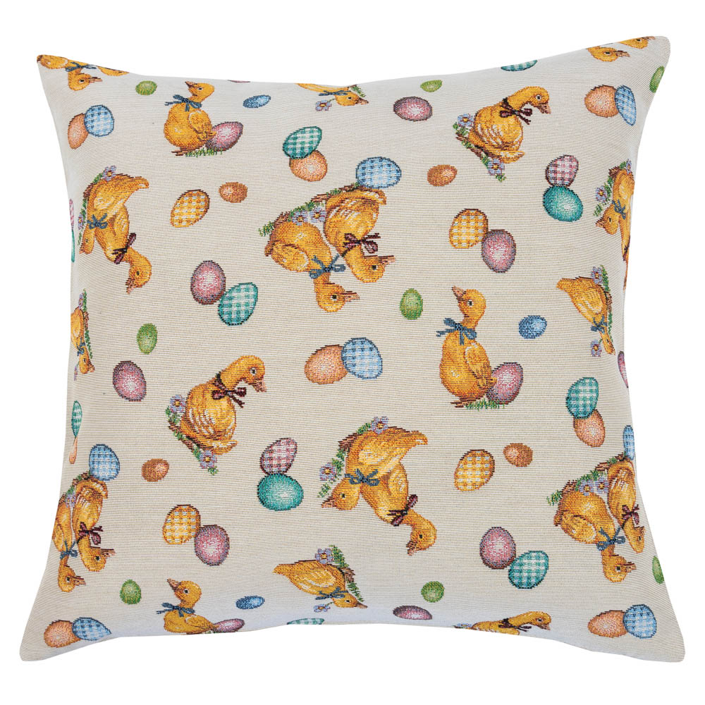 Easter tapestry cushion cover «Easter Ducks» Limaso Textile