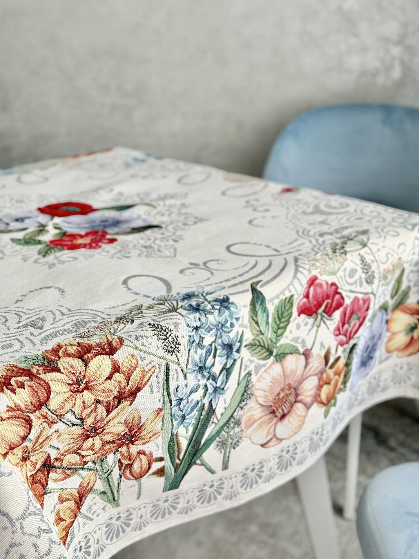 Tapestry tablecloth «MANDALAS FLOWERS»