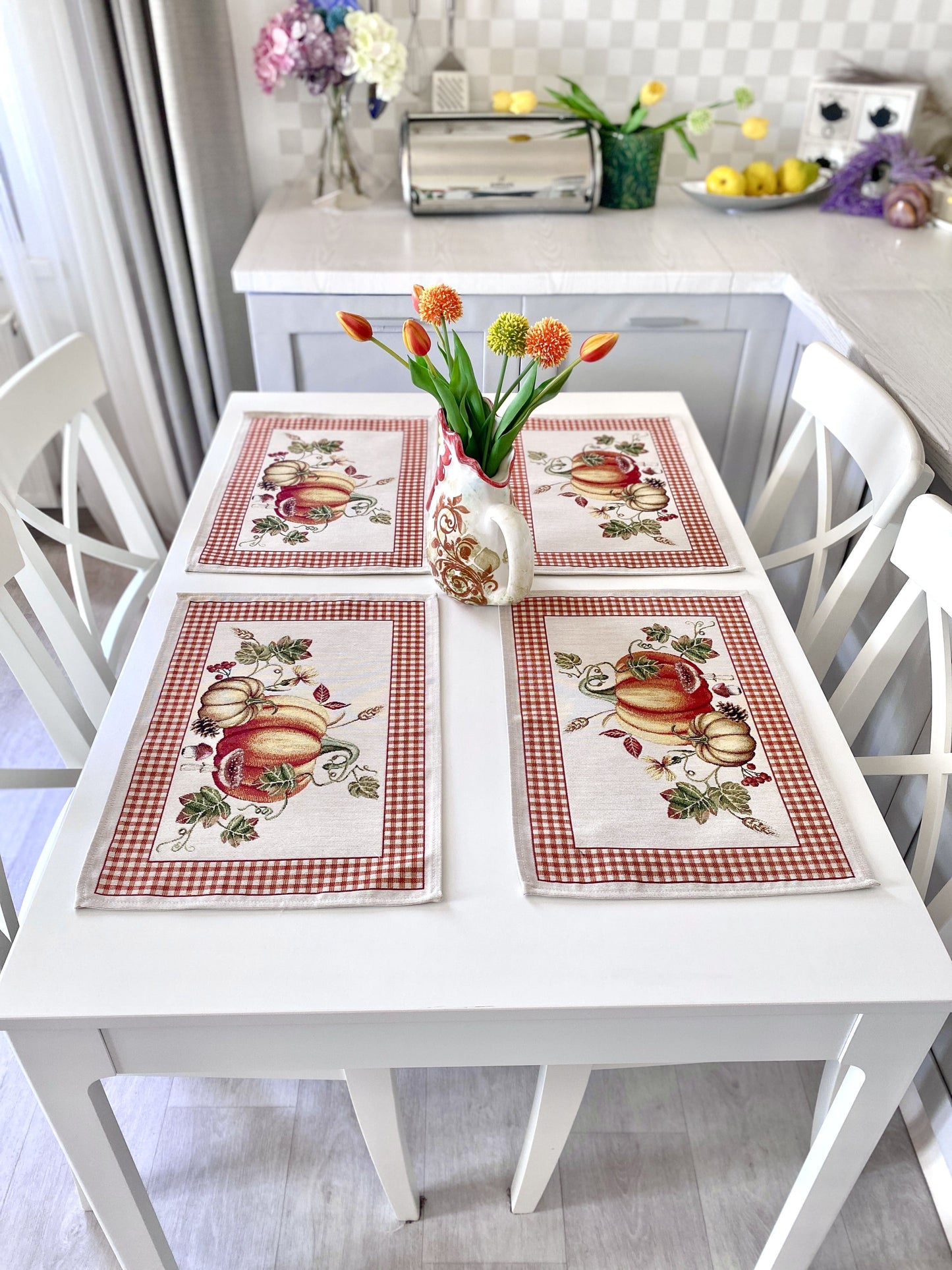 Placemat set «OCTUBRE» - Premium Gobelin - Textile4Family
