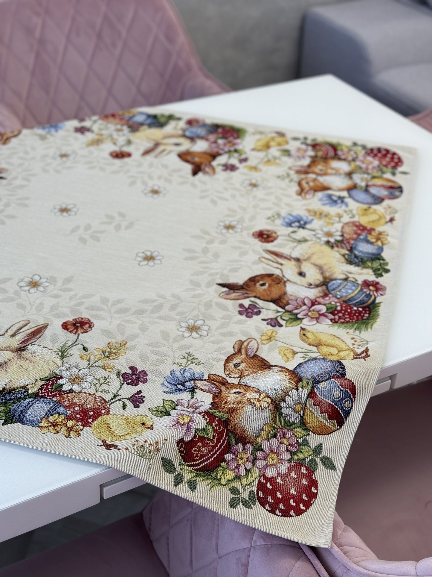 Easter tapestry tablecloth «Easter celebration»