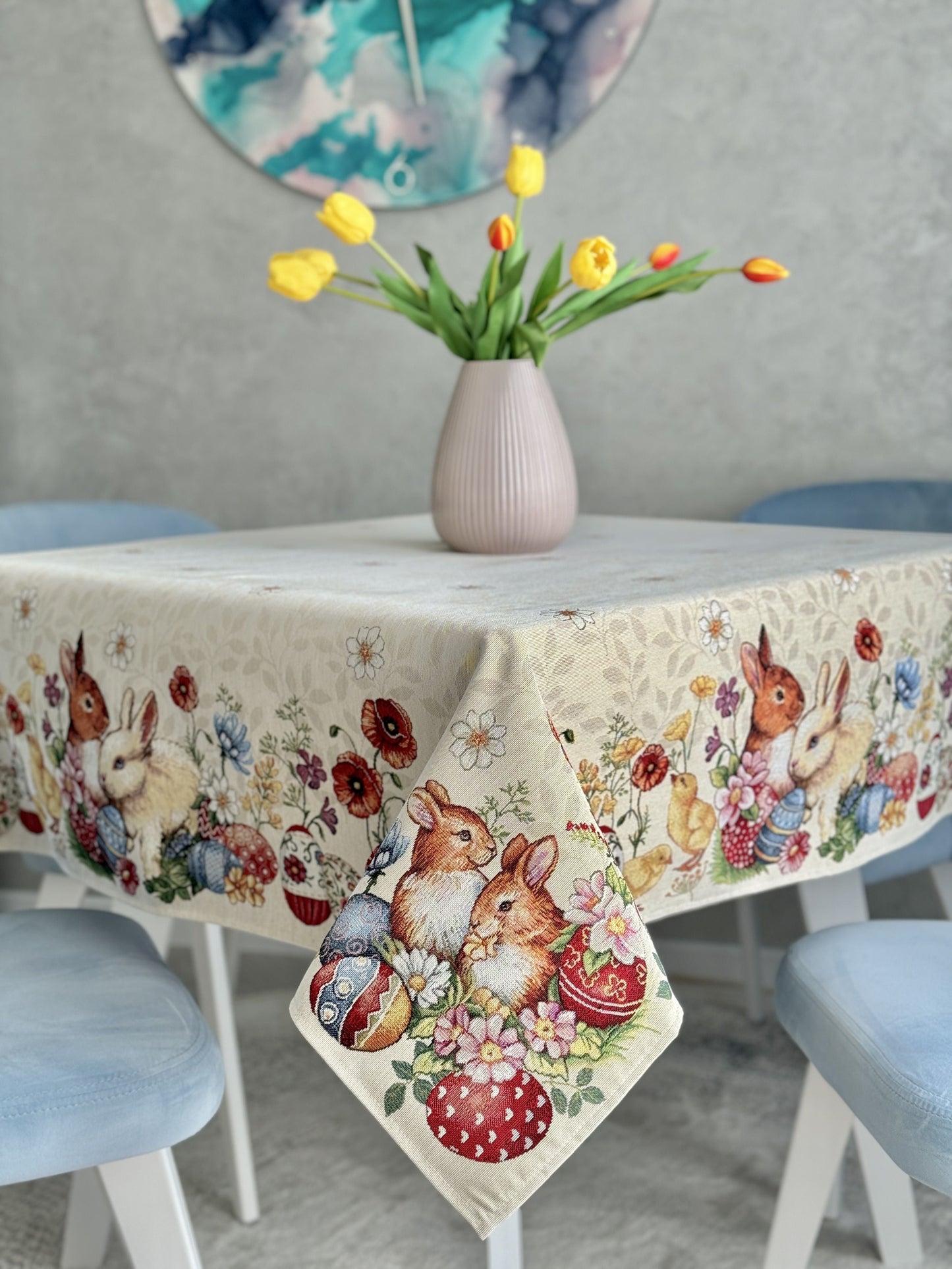 Easter tapestry tablecloth «Easter celebration» Limaso Textile