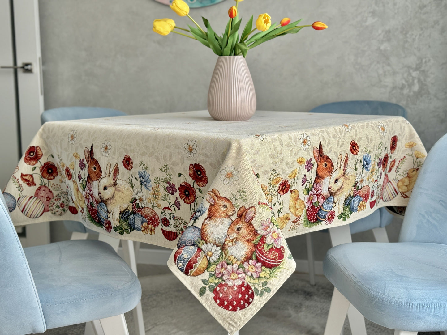 Easter tapestry tablecloth «Easter celebration»