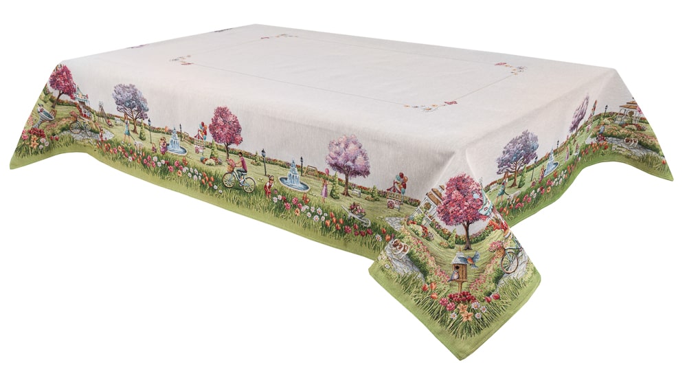 Tapestry tablecloth «Spring gardens»