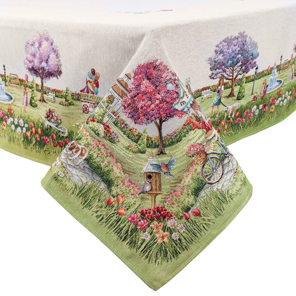 Tapestry tablecloth «Spring gardens»
