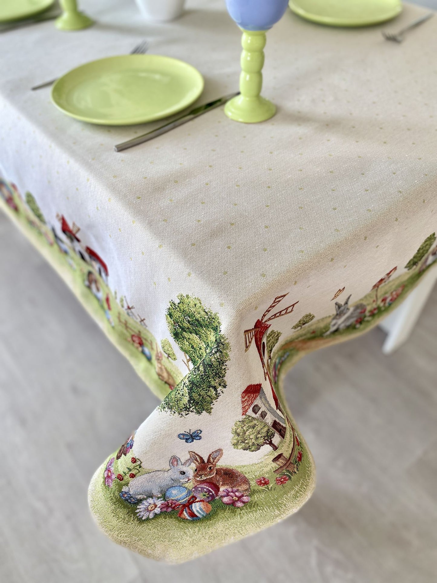 Easter tapestry tablecloth «Easter mood»