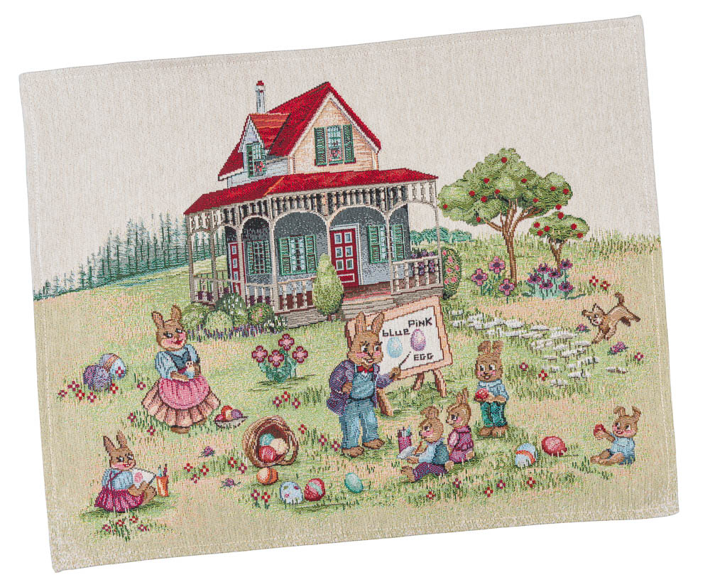 Easter tapestry Placemats set «Easter holiday»