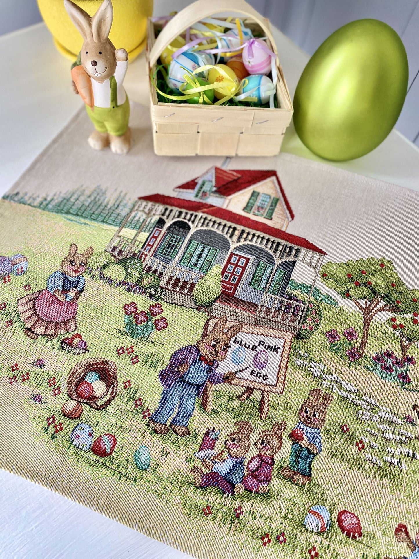 Easter tapestry Placemats set «Easter holiday»