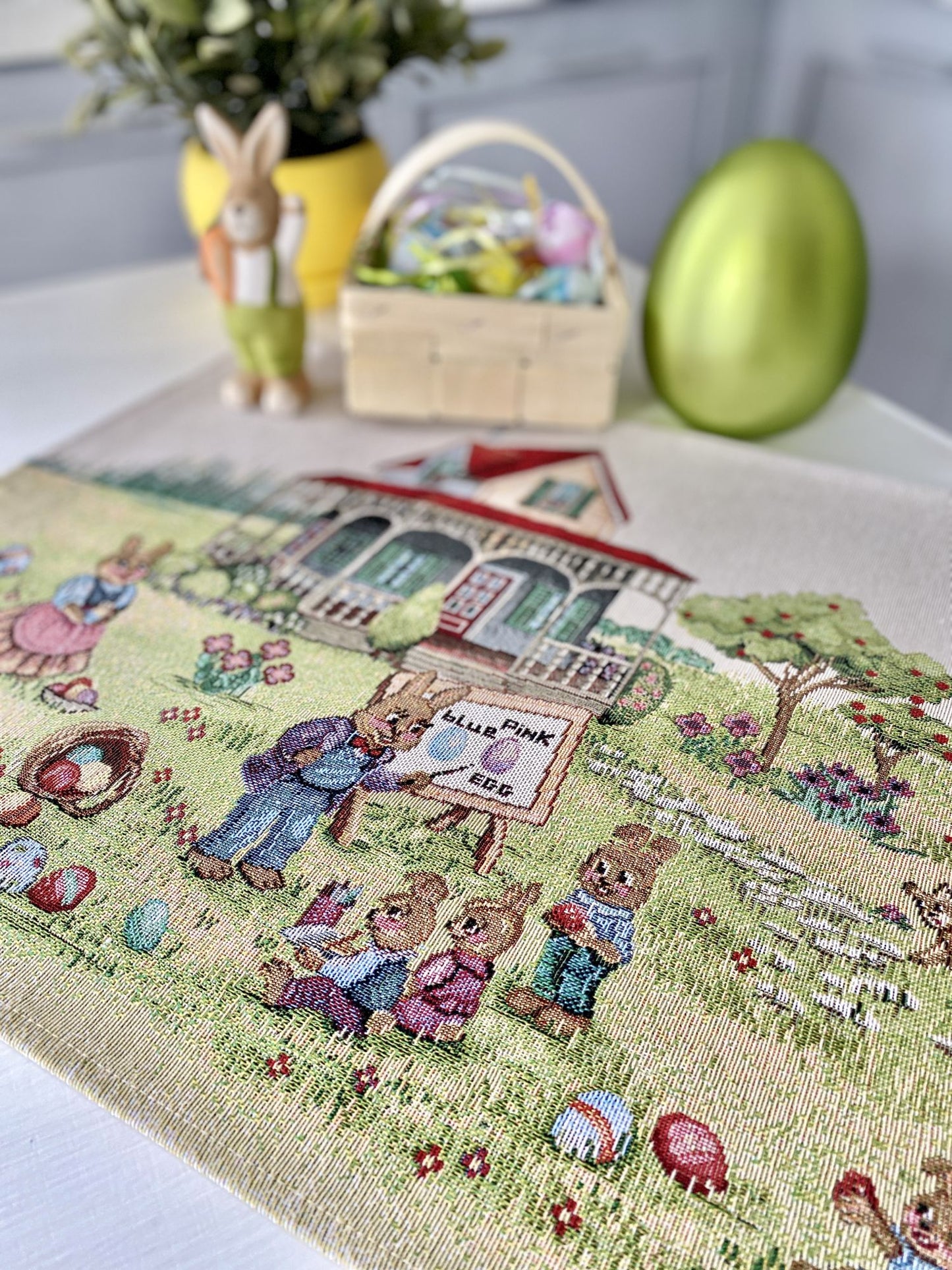 Easter tapestry Placemats set «Easter holiday»