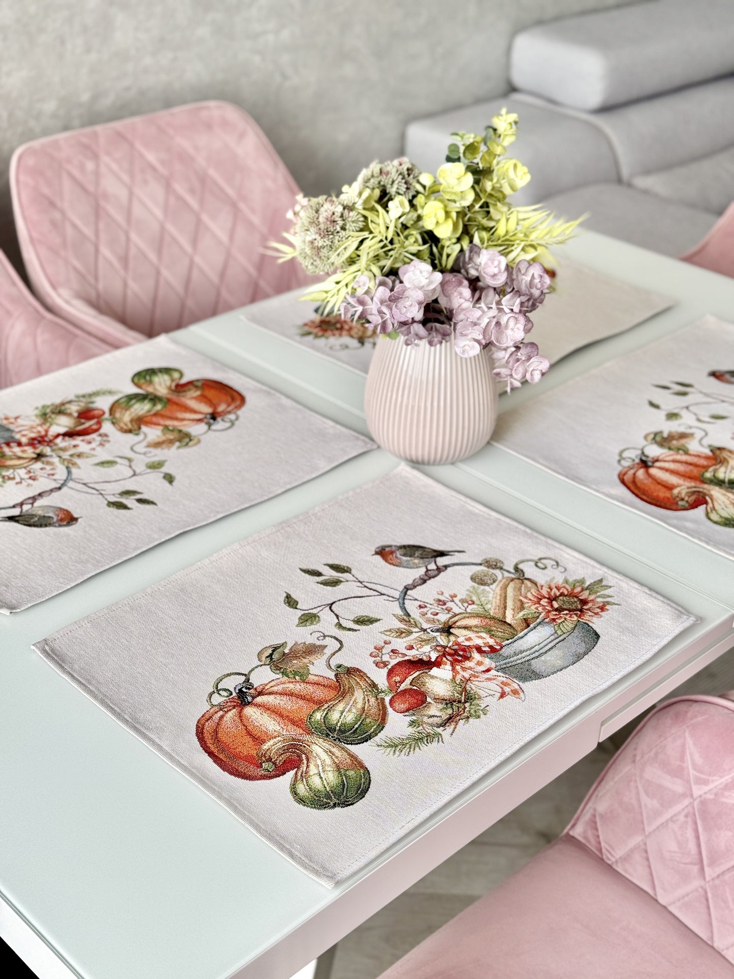 Tapestry Placemats set «Autumn harvest»