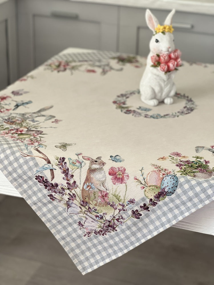 Easter tapestry tablecloth «Lavender holiday» Limaso Textile