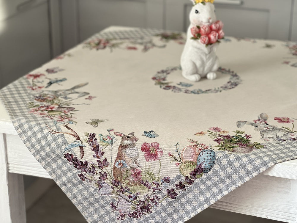 Easter tapestry tablecloth «Lavender holiday»