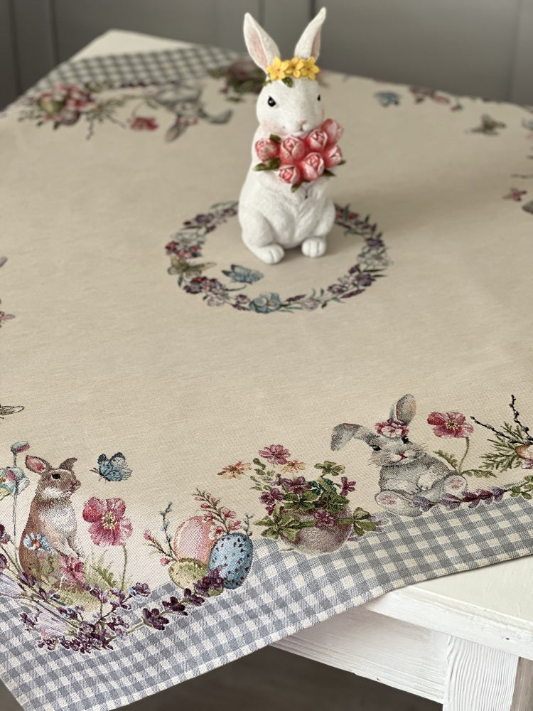 Easter tapestry tablecloth «Lavender holiday»
