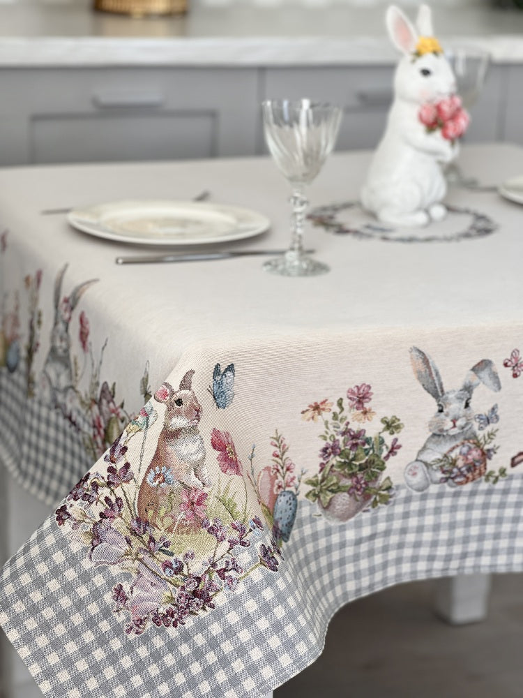 Easter tapestry tablecloth «Lavender holiday» Limaso Textile