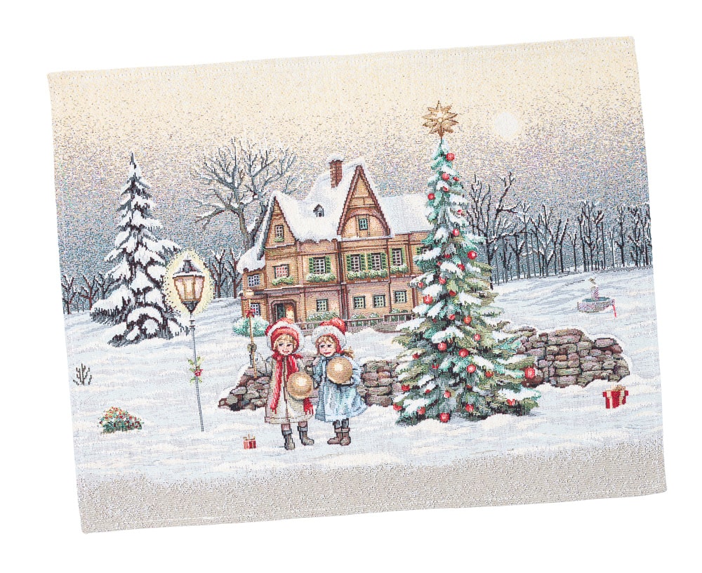 Christmas Placemat set «Magical Winter Eve» - Luxury Tapestry