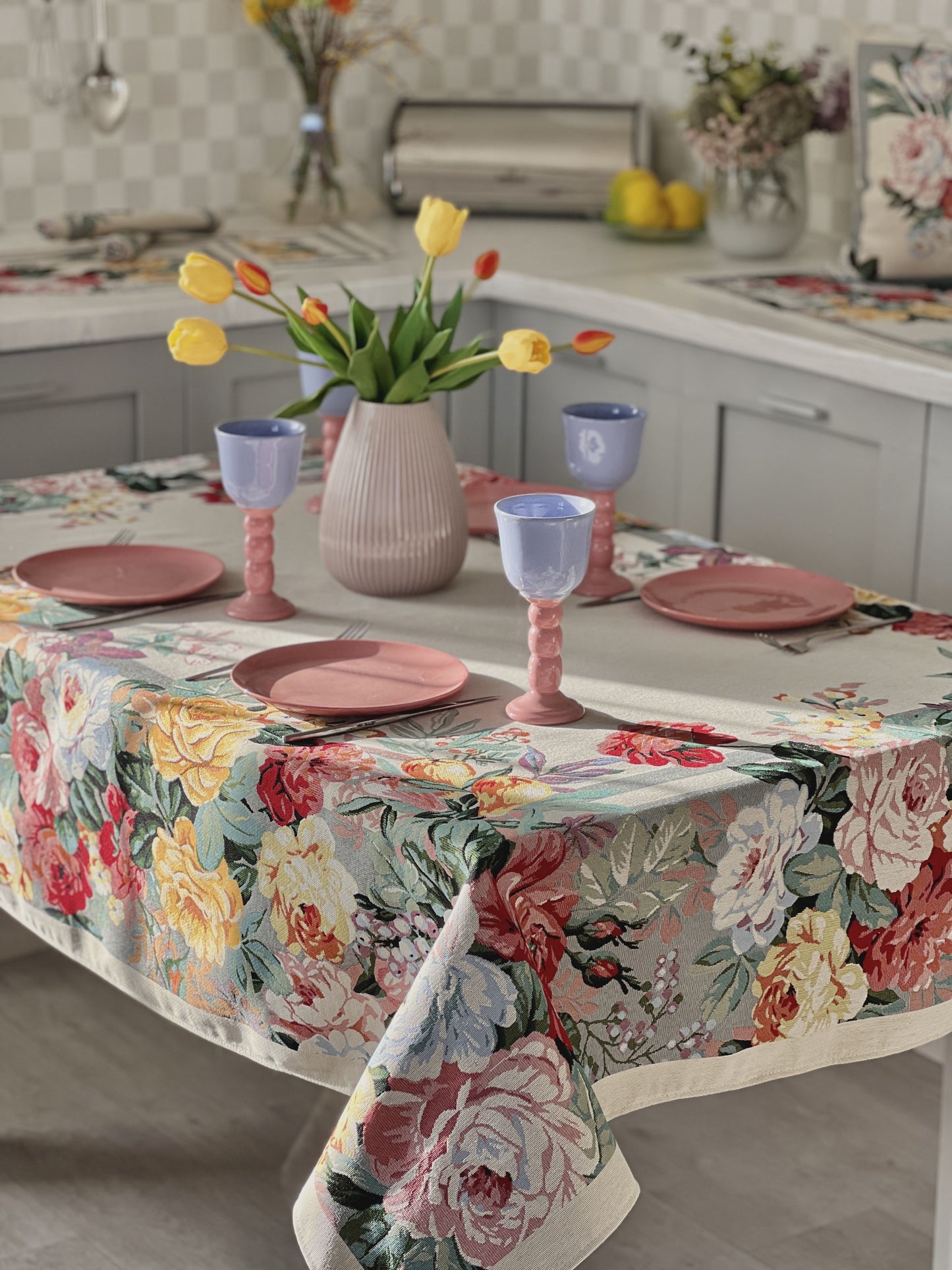 Tapestry tablecloth «Tanzanita»