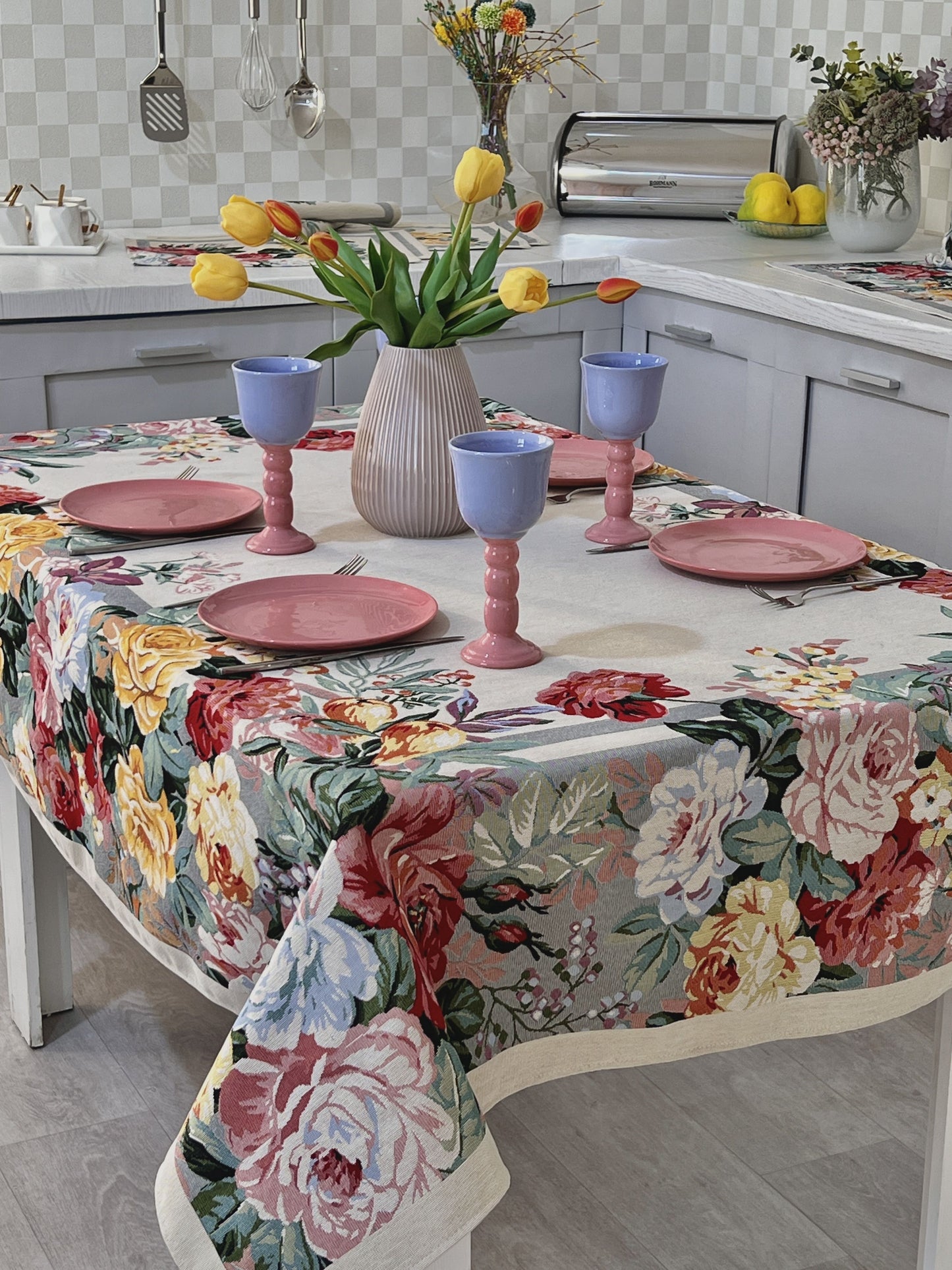 Tapestry tablecloth «Tanzanita»