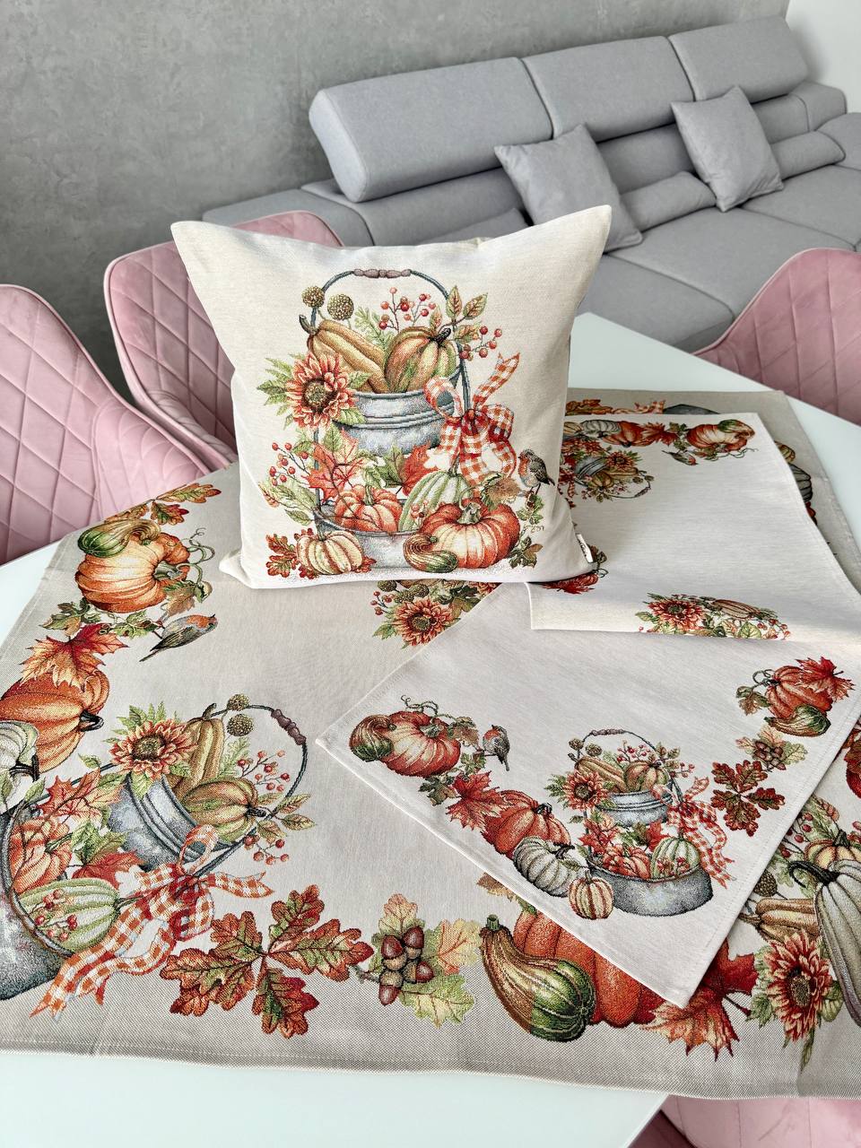 Tapestry table runner «Autumn harvest»