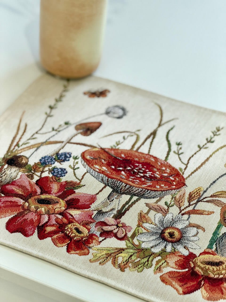 Autumn Placemat set «Autumn woodland» - High quality tapestry