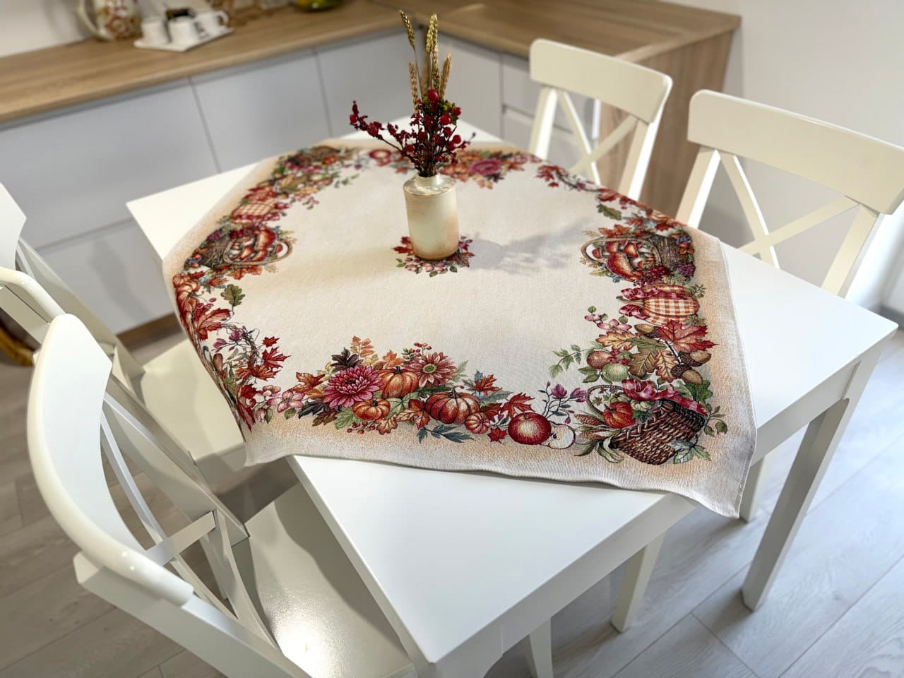 Autumn Square tablecloth «Fall Harvest» - High quality tapestry