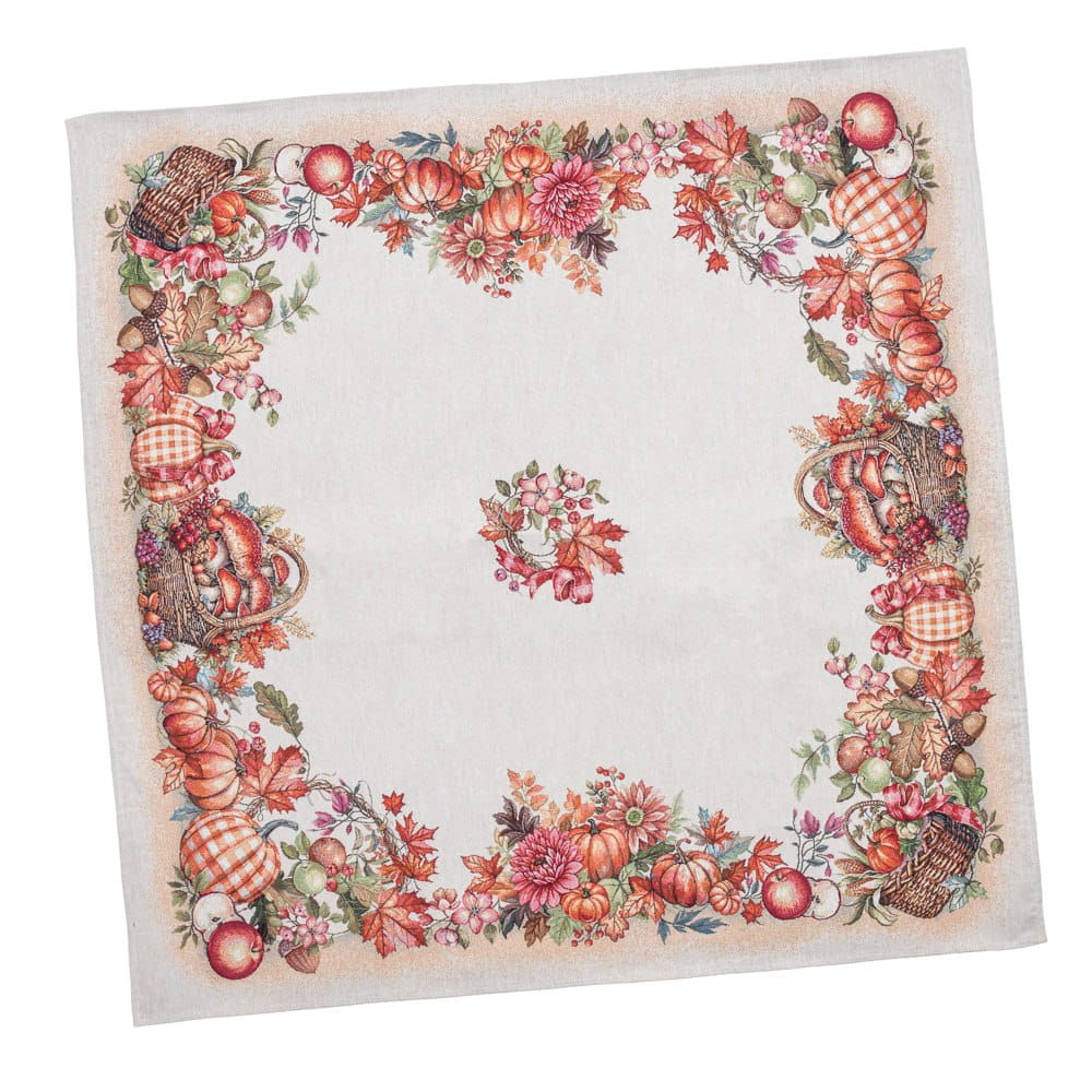 Autumn Square tablecloth «Fall Harvest» - High quality tapestry
