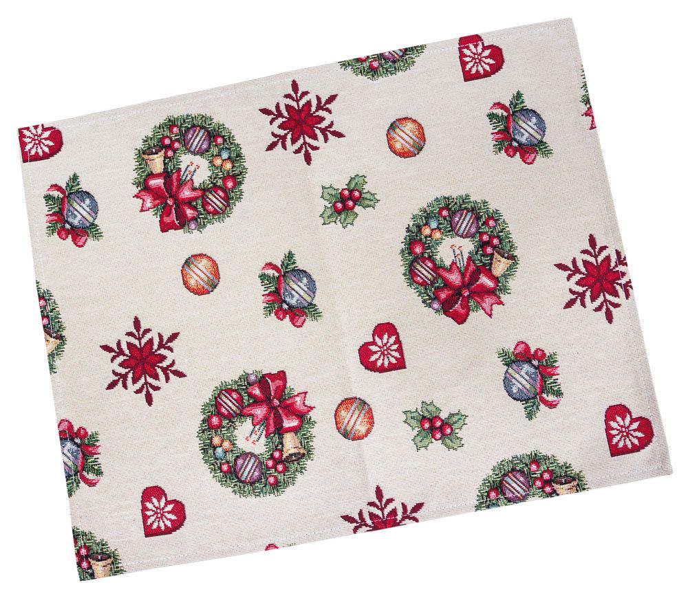 Buy Christmas Tapestry Placemat "Christmas Тoy starfall" UK Textil4Family