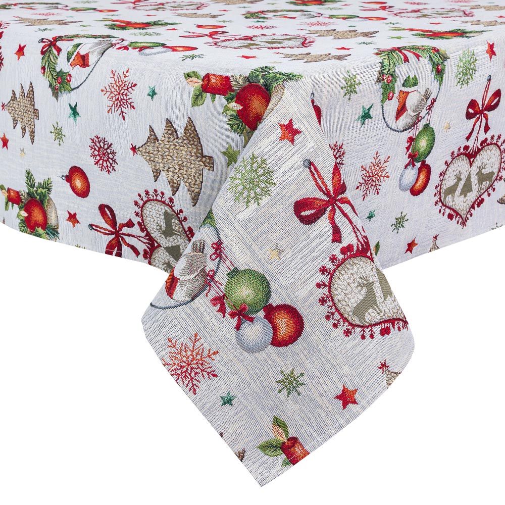 Buy Christmas tapestry Tablecloth "Festive Dinner" UK Textil4Family