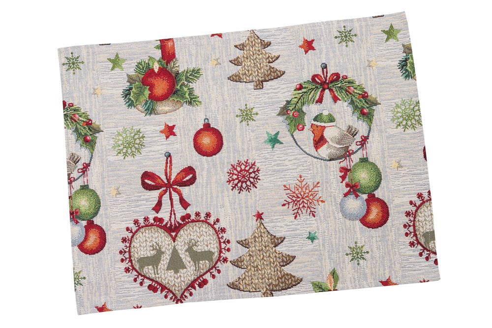 Christmas Tapestry Placemat "Festive Dinner"