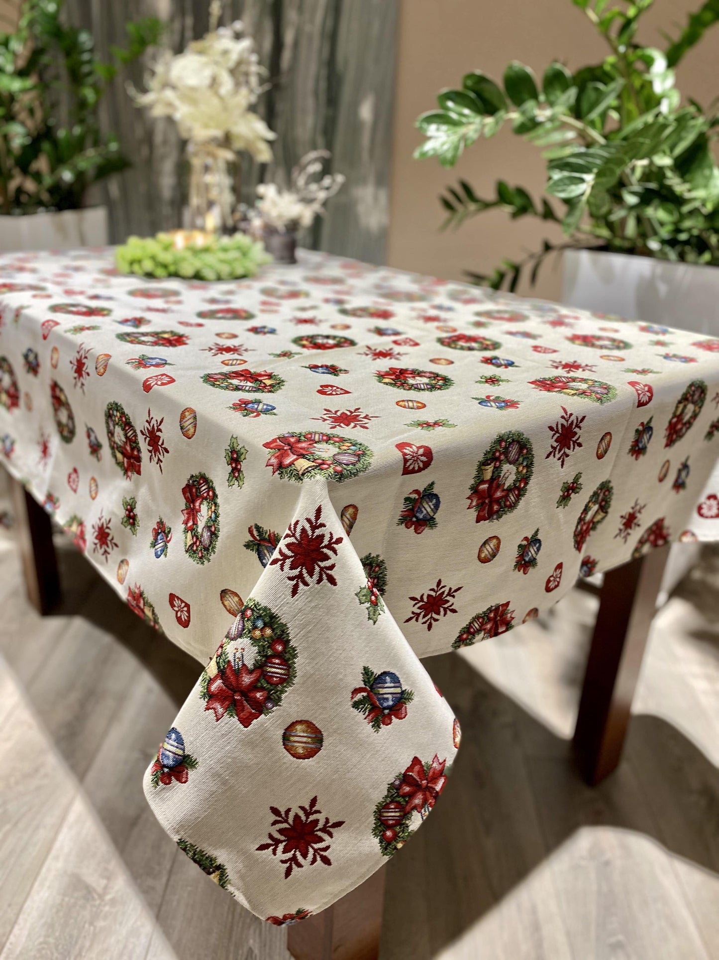 Buy Christmas tapestry Tablecloth "Christmas Тoy starfall" UK Textil4Family