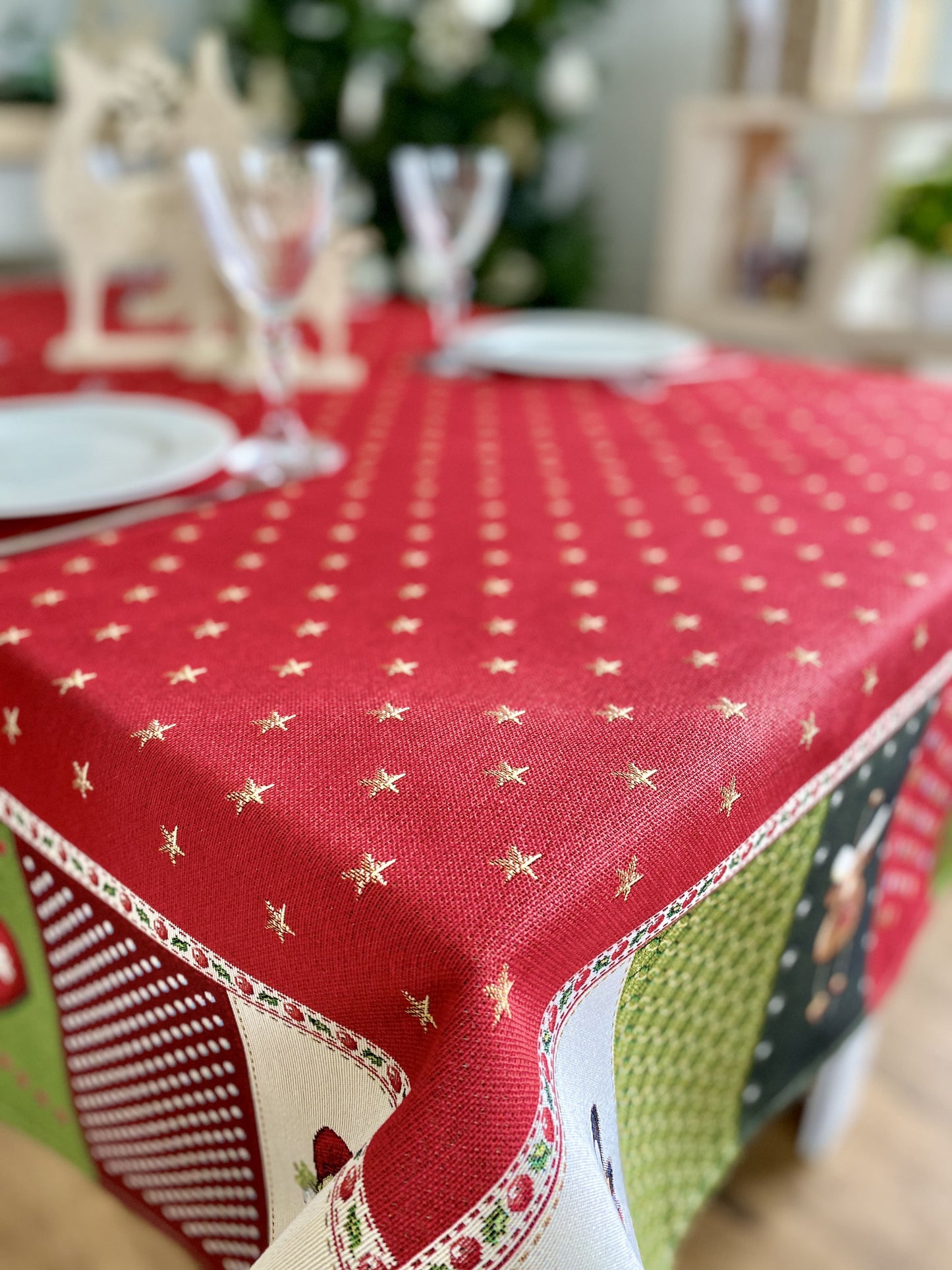 Buy Christmas tapestry Tablecloth "Sweet Christmas" UK Textil4Family