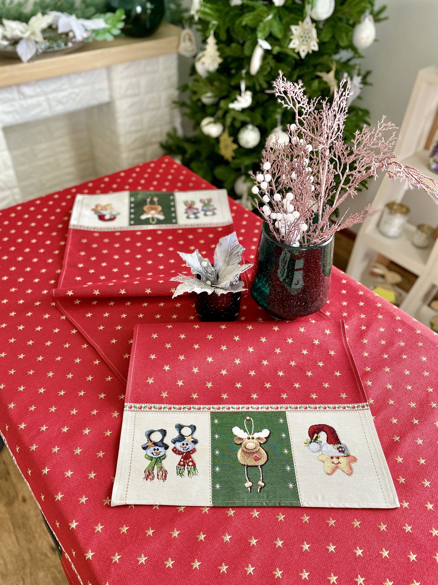 Christmas Tapestry Table Runner "Sweet Christmas"