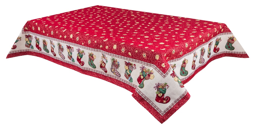Buy Christmas tapestry Tablecloth "Christmas Stockings" UK Textil4Family