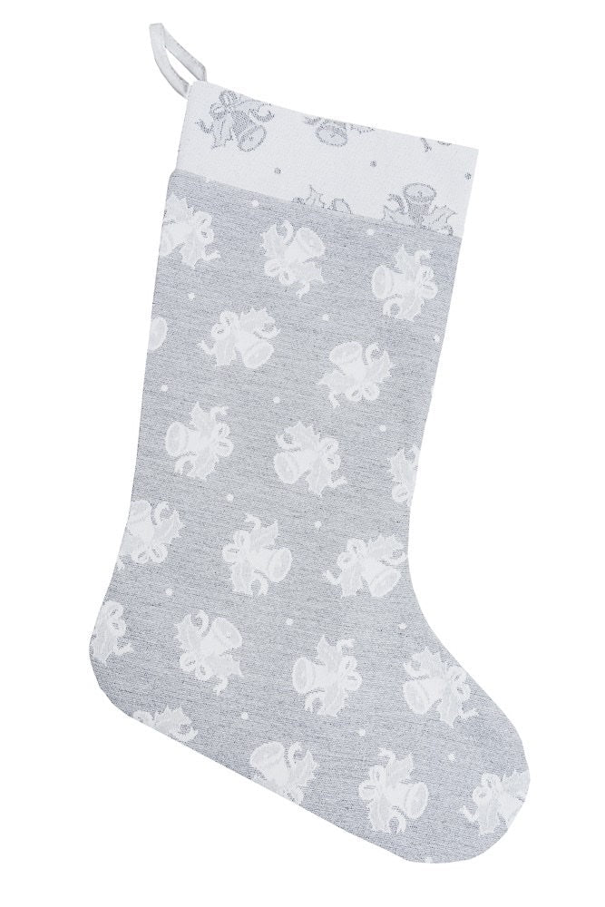 Christmas Stockings "Jingle Bells" (silver lurex)
