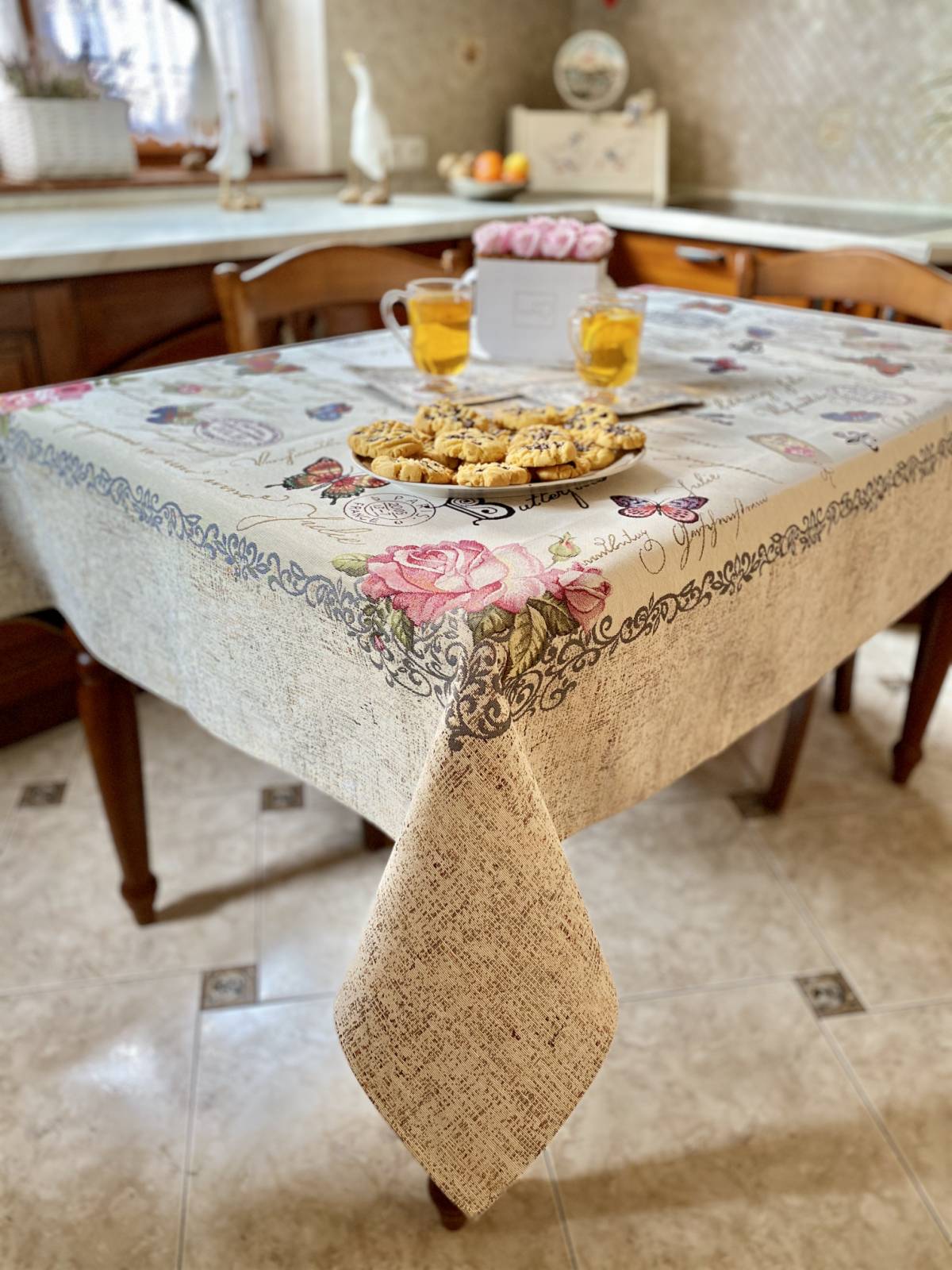 Buy Tablecloth tapestry "Spring Card" UK Textil4Family