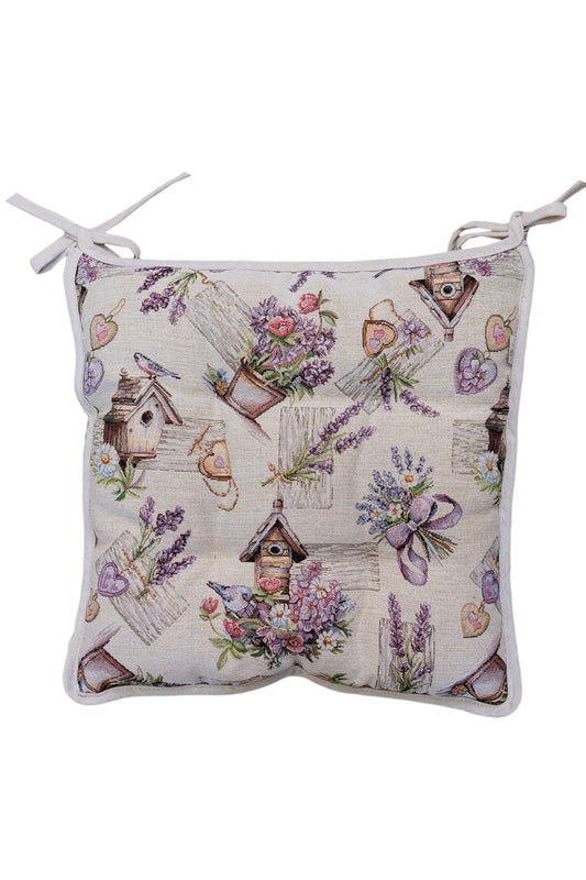 Chair cushion «Lavender» - Luxury Tapestry - Textile4Family