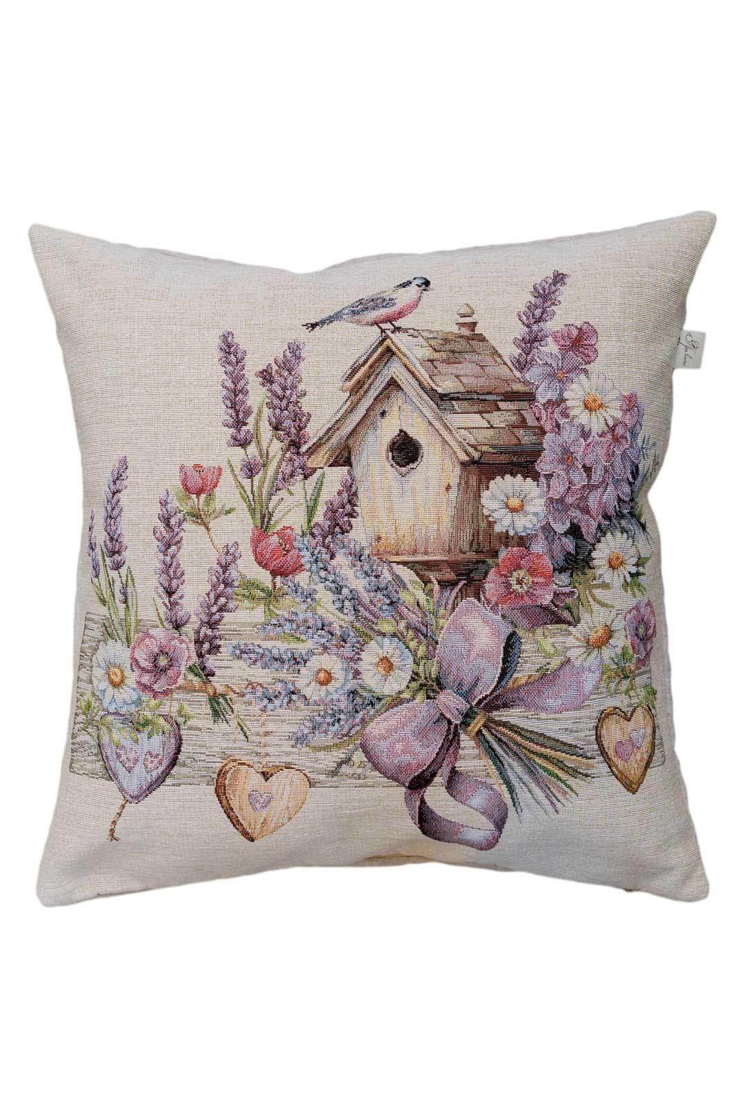 Cushion cover «Lavender garden» - Luxury Tapestry - Textile4Family