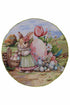 Easter Round Placemat set «Bunny countryside» - Luxury Tapestry - Textile4Family