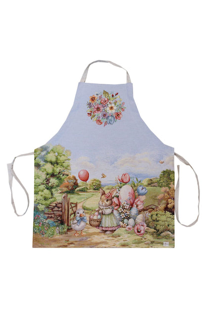 Easter Kitchen Apron «Bunny countryside» - Luxury Tapestry - Textile4Family