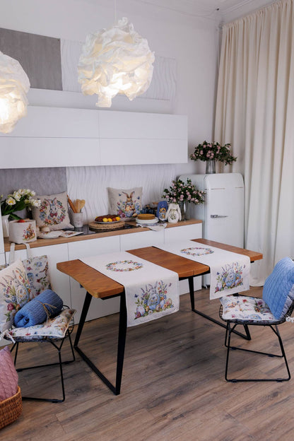 Easter Table Runner «Spring Easter Eggs» - Luxury Tapestry - Textile4Family